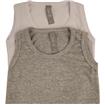 Body Bebe/A Musculosa Liso Gris Melange  Talle 12 Meses