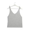 Musculosa Mujer Modelo Nudos Gris Medio Talle Xxl
